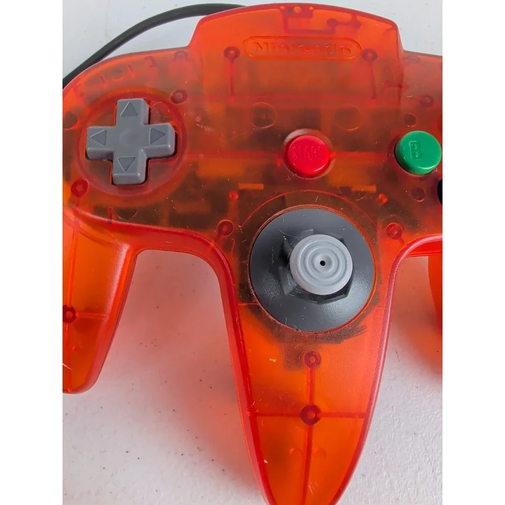 Nintendo 64 Fire Orange Controller - SUPER TIGHT STICK!